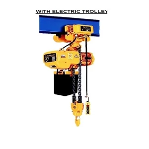Electric Chain Block Hoist With Trolley WHD5-02-01D-E Shuang Ge