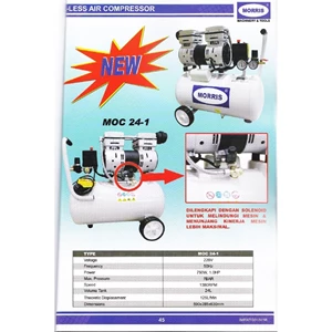 The oil-less air compressor MOC 24-1 Morri
