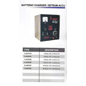Battery / Charger batteries 10 Ampere Yamasaki 