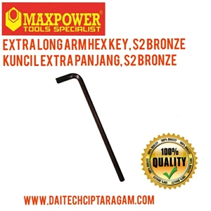 Kunci L Extra Panjang S2 Bronze Maxpower