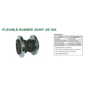 Flexible Rubber Joint JIS 10K Onda Rubber Expansion / Flexible Joint