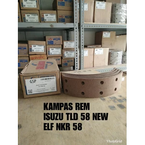 Kampas Rem Isuzu tld 58 new elf nkr 58 merek GSP/ Clutch Disc/ Kampas Rem Mobil