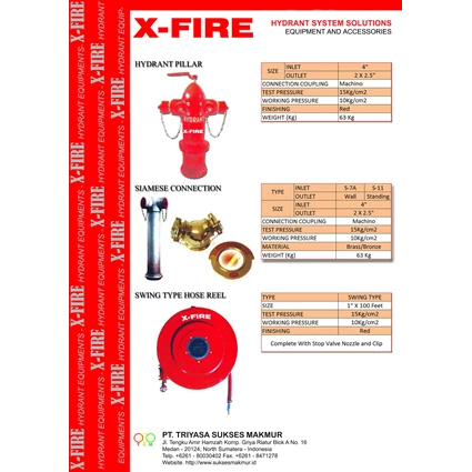 Dari Box Hydrant Equipment System X-Fire 4