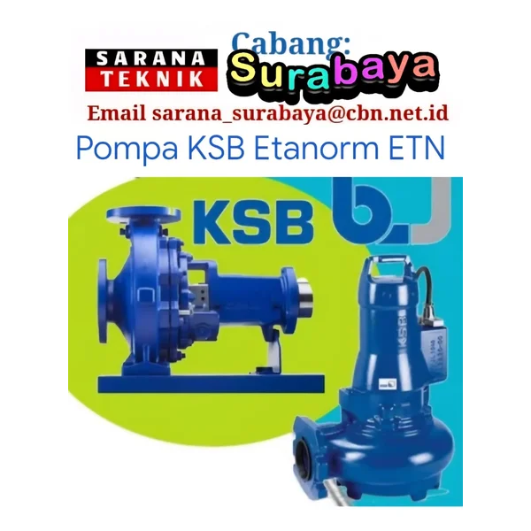POMPA KSB ETANORM ETN PT. SURABAYA TEKNIK