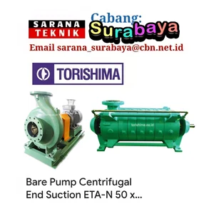 TORISHIMA BARE PAMP CENTRIFUGAL END SUCTION ETAN 50 PT. SURABAYA TEKNIK