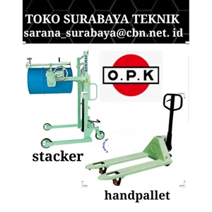 Hand Pallet Stacker STAKER Surabaya Teknik BISHAMON OPK PT SARANA TEKNIK JAWA TIMUR