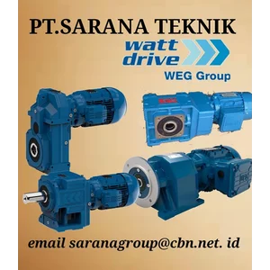WATT DRIVE MOTOR Helical PT SARANA TEKNIK  bevel geared motors 