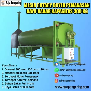 Mesin Pengering Benih, Mesin Pengering Padi Dan Jagung (Rotary Dryer), Kap 300 Kg