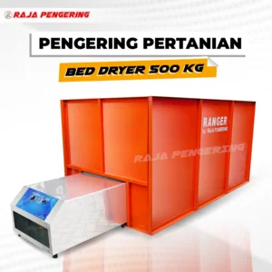 Mesin Pengering Biji Padi Jagung Kacang Porang Kopra Gaplek Pelet Ikan Kerik BOX DRYER KAP 500 KG TIPE OTOMATIS