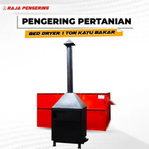 Mesin Pengering Biji Padi Jagung Kacang Keripik Kerupuk Porang Kopra Gaplek BOX DRYER KAP 1 TON TIPE KAYU BAKAR