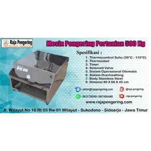 Mesin Pengering Biji Kacang Gaplek Porang Pelet Ikan Serbaguna Kap 500 KG Tipe Gas (Blower Jumbo)