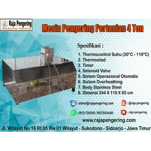 Mesin Pengering Biji Porang Kopra Kemiri Keripi Kerupuk Gaplek Gula Garam Kap 4 Ton (Blower Jumbo)