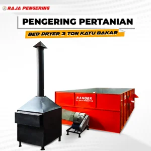 Mesin Pengering Biji Kacang Rempah Pupuk Padi Jagung Kopra Porang Ampas Tahu BOX DRYER KAP 3 TON TIPE MANUAL