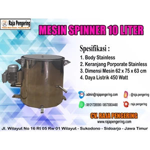 Mesin Spinner Minyak atau Mesin Peniris Minyak Kap 10 Liter