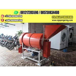 Mesin Pengering Jagung Padi Kacang Biji Rotary Dryer Kap. 150 Kg Tipe Gas