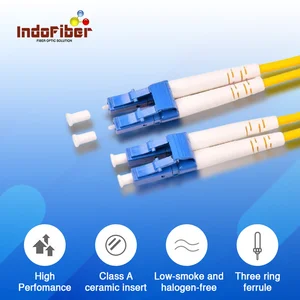 INDOFIBER patchcord fiber optic LC-LC Singlemode 9/125um