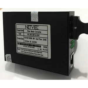 Netviel Media Converter NVL-MC-SM1G-20SC