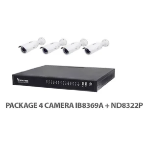 Package Vivotek 4 IP Camera IB8369A+ND8322P 