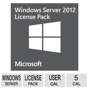 Ms Windows Server CAL 2012 1 Client (R18-03665)