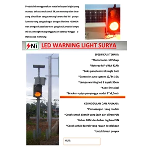 Lampu Warning Light Surya SNI-30WLDC
