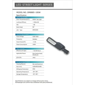 Lampu jalan pju ac 100 watt