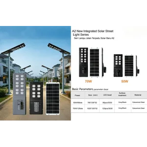 Lampu tenaga surya all in one 70 watt dan 50 watt A2