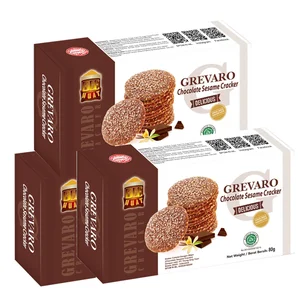 Grevaro Kreker Coklelat Dengan Wijen