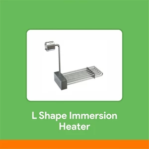Immersion Heater L Shape Stainless Steel