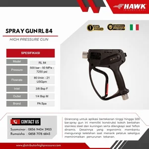 SPRAY GUN 500 - 350 BAR RL 84 PA Spa SPRAY NOZZLE