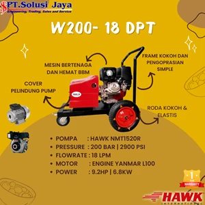 HAWK HIGH PRESSURE PUMP W200 - 18DPT