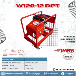 POMPA CARWASH WATERJET 120BAR FLOWRATE 12LPM