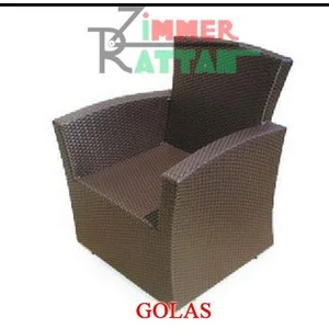 Kursi Teras Golas- Kursi Makan Rotan Plastik