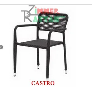 Kursi Teras Castro- Kursi Makan Rotan Plastik