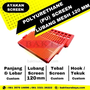 Polyurethane Vibrating Screen Panel Mesh PU Screen Mesh 120