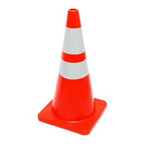 Keamanan Jalan kendaraan Cones Base Orange - 70cm
