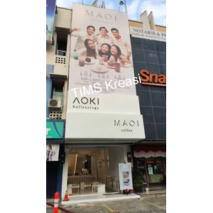 Fasad Gedung / Facade / Fasad Banner / Jasa Cetak Billboard