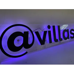 Huruf Timbul Custom '@Villasejoli'
