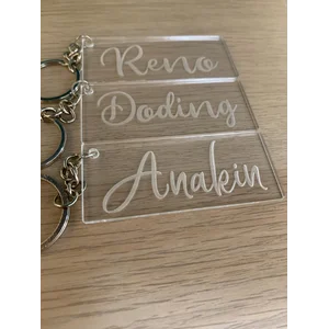 Gantungan Kunci Acrylic Custom 