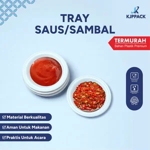 Tray Sambal Saus Plastik KJPPack Mini 5.5cm perasa makanan