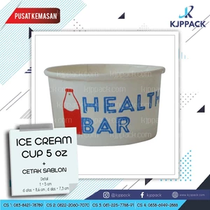 Paper cup of ice cream Or Ice Cream Cup 5Oz 5Oz For Cafe Supplies