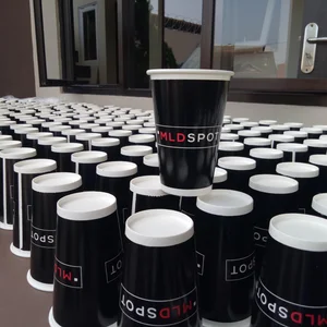 Jasa Sablon paper cup atau sablon cetak logo gelas kertas ( MIN ORDER PRINTING HANYA 1000PCS )