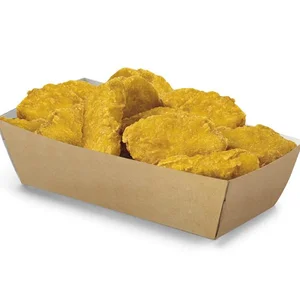 Food tray paper atau tray makanan bahan kertas untuk kemasan makanan siap saji