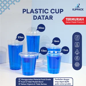 Gelas Plastik Bening 22 oz  ( MIN ORDER PRINTING HANYA 1000PCS )