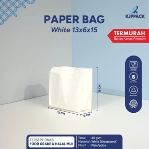 Kantong Kertas Makanan paper bag food grade ( MIN ORDER PRINTING HANYA 1000PCS )