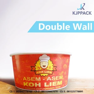 Double Wall Soup Cup 24 oz - Paper Bowl Printing