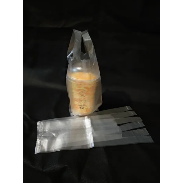 Kantong Plastik Kemasan Minuman 1 gelas - Plastic bag - Plastik Tenteng