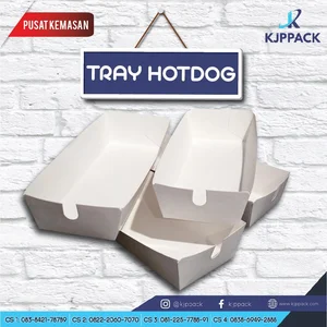 Cetak Kertas Tray Hot Dog/ Piring Kertas jasa cetak kertas 