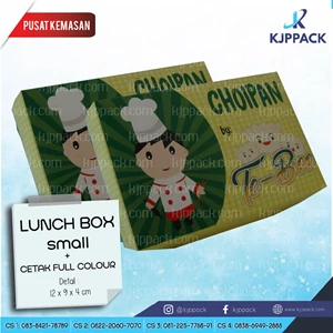 Cetak Kemasan Makanan - Box Food Grade - Print Lunch Box Small