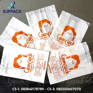 Paper Bag 17cm - Paper Bag Shilin / Paper Bag Snack Anti Minyak / Kantong Kertas Food Grade
