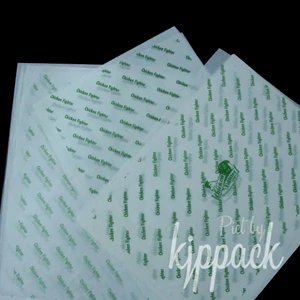 Plastik Wrapping PAPER BURGER - ALAS MAKANAN ANTI MINYAK